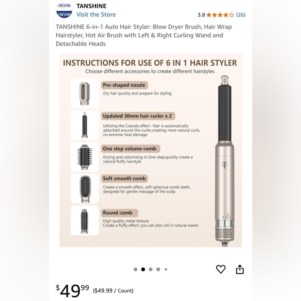 Professional Hair Styling Set - Silver - Picture 3 of 5